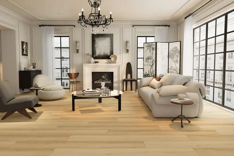 Caramel V-EVO XL plank in a room