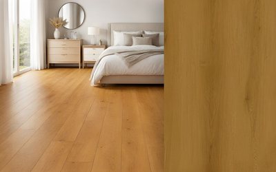 Warm Golden Oak Rios Floor LVP plank swatch