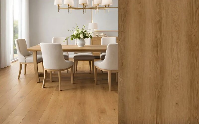 Warm Natural Oak in a real Florida home